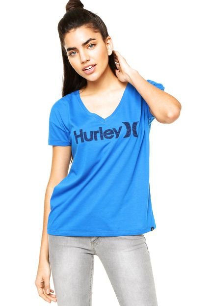 Camiseta Manga Curta Hurley Especial One&Only Azul - Marca Hurley