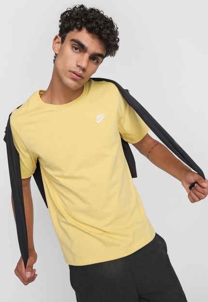 Camiseta Nike Sportswear Nsw Club Amarela - Marca Nike Sportswear