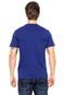 Camiseta Lacoste Regular Fit Estampada Azul - Marca Lacoste