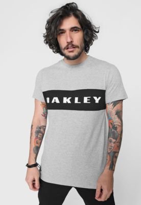 Camiseta Oakley Daily Sport III Cinza Escuro Cinza