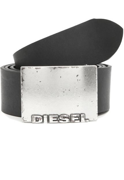 Cinto Diesel Liso Preto - Marca Diesel