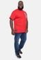 Camiseta Onbongo Plus Size Estampada Cool Vermelha - Marca Onbongo