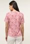 Camiseta Lança Perfume Floral Rosa - Marca Lança Perfume