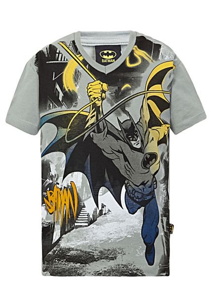 Camiseta Fakini Batman Cinza - Marca Fakini