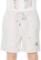 Bermuda Calvin Klein Jeans Reta Estampada Off-White - Marca Calvin Klein Jeans