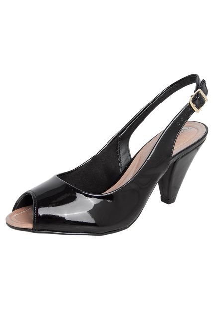 Peep Toe Beira Rio Preto - Marca Beira Rio