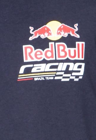 Camiseta Manga Curta Red Bull RBR SC Mini Logo Azul