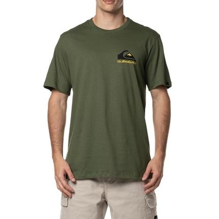 Camiseta Quiksilver Omni Logo WT24 Masculina Verde Militar - Marca Quiksilver