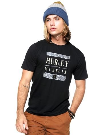 Camiseta Hurley Happening Preta