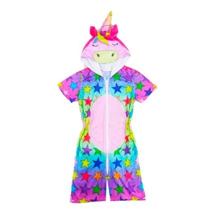 Pijama Infantil Macacão Kigurumi Fantasia Unicórnio Parmalat - Marca Anjo da mamãe