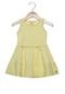 Vestido Curto Coloritta Strass Infantil Amarelo - Marca Colorittá