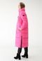 Casaco Puffer Only Longo Max Cargo Rosa - Marca Only