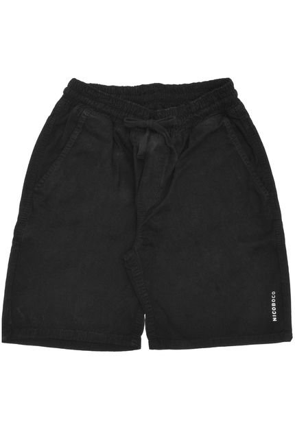 Short Nicoboco Menino Preto - Marca Nicoboco