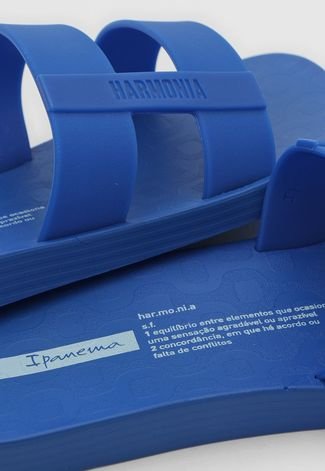 Rasteira Slide Ipanema Cromo Azul