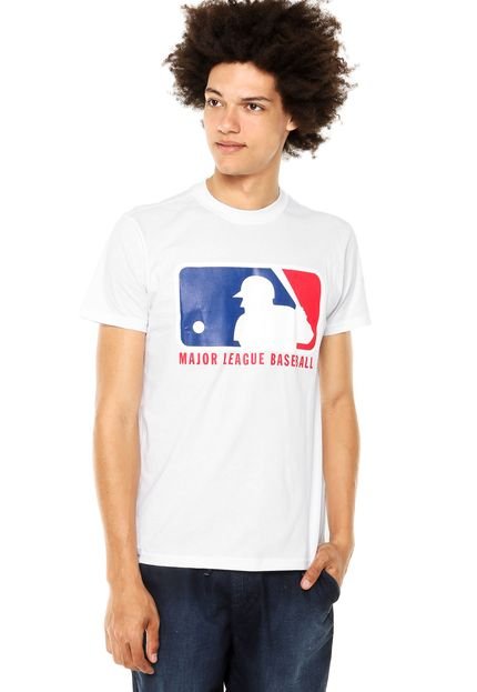 Camiseta New Era MLB Logo Branca - Marca New Era