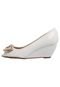 Peep toe Beira Rio Bege - Marca Beira Rio