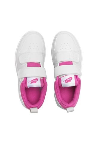 Tênis Nike Menina Pico 5 Branco/Rosa