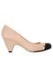 Scarpin Moleca Captoe Nude - Marca Moleca