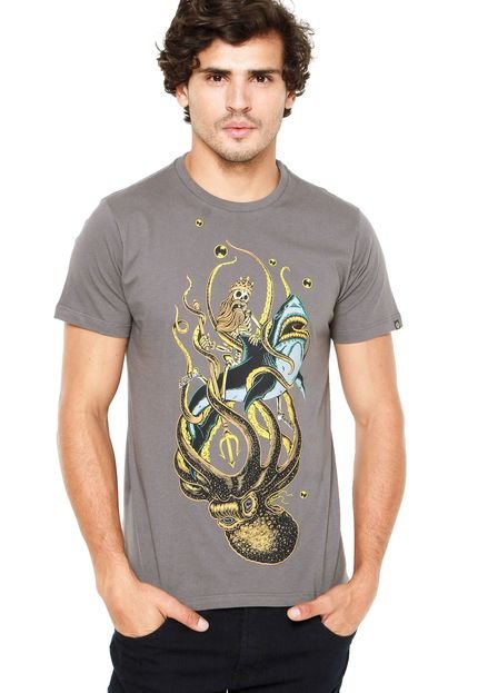 Camiseta Element Poseidon Cinza - Marca Element