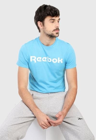 Camisetas reebok azul top