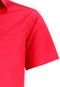 Camisa Manga Curta Amil Algodão Com Bolso Clássica 1686 Vermelho - Marca Amil