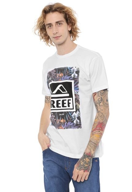 Camiseta Reef Tropical New Branca - Marca Reef