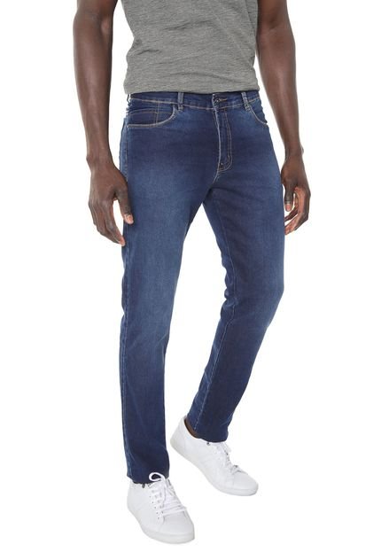 Calça Jeans Aleatory Slim Lisa Azul - Marca Aleatory