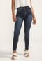 Calça Jeans Hering Super Skinny Estonada Azul - Marca Hering