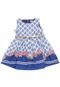 Vestido Nick Floral Azul - Marca Nick