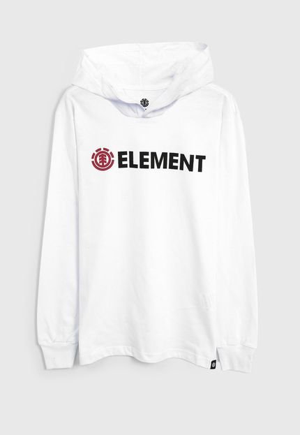 Camiseta Element Infantil Capuz Branca - Marca Element