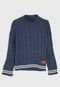 Suéter Infantil Colorittá Tricot Azul Marinho - Marca Colorittá