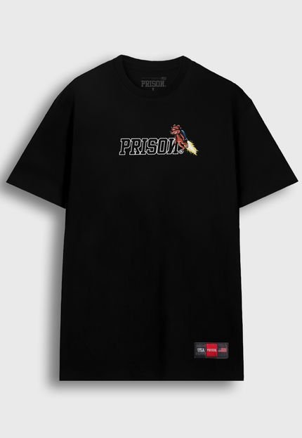 Camiseta Streetwear Prison Logo Teddy - Marca Prison