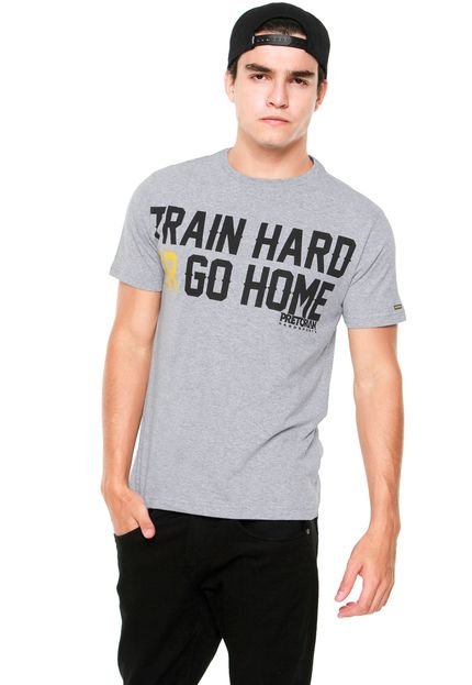 Camiseta Pretorian Train Hard Cinza - Marca Pretorian