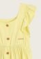 Vestido Infantil Colorittá Babados Amarelo - Marca Colorittá