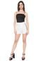 Short Colcci Alfaiataria Off-White - Marca Colcci