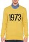 Suéter Timberland Tricot Know Intarsia Crew Amarelo - Marca Timberland