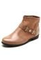 Bota Moleca Recortes Nude - Marca Moleca