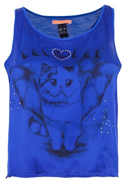 Regata Colcci Box Bat Cat Azul - Marca Colcci