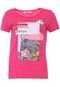 Blusa Desigual Aventura Rosa - Marca Desigual