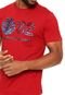 Camiseta Element Horizontal Fill Vermelha - Marca Element