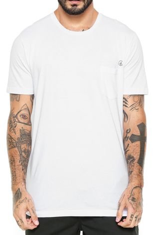 Camiseta Volcom Solid Branca