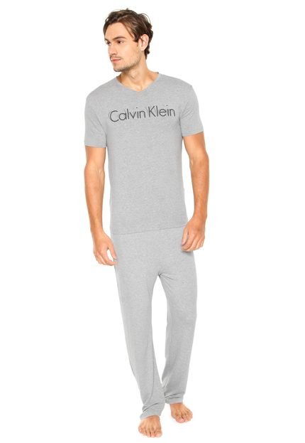 Pijama Calvin Klein Underwear Estampa Preto - Marca Calvin Klein Underwear