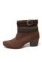 Bota DAFITI SHOES Bico Fino Marrom - Marca DAFITI SHOES