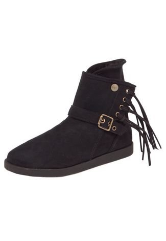 Bota DAFITI SHOES Fivela Preta - Compre Agora