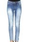 Calça Jeans Mix Jeans Skinny Estonada Azul - Marca Mix Jeans