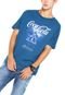 Camiseta Coca Cola Logo Azul - Marca Coca-Cola Jeans