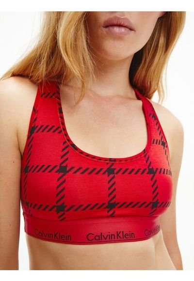 Bralette Modern Graphic Rojo Calvin Klein - Compra Ahora | Dafiti