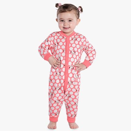 Pijama Infantil Menina Kyly Estampado de Ovelhas Rosa - Marca Kyly