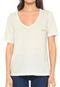 Camiseta Ellus Cotton Gaze Off-white - Marca Ellus
