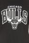 Camiseta New Era Pop Silver Chicago Bull Preta - Marca New Era